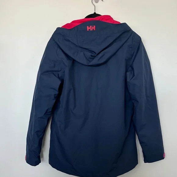 Helly Hansen Dark Blue and Bright Pink jacket L - Picture 6 of 11